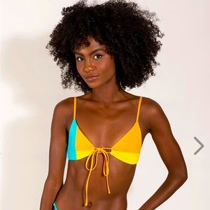 NWOT ONEONE SWIM Bella top (M) Shannon bottom (L)